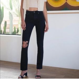 NWT Reformation Liza High Rise Straight